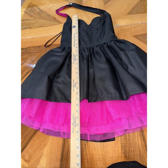 Betsey Johnson Evening Formal Cocktail Prom Strapless Dress Vintage Neckline 2 - Picture 11 of 13